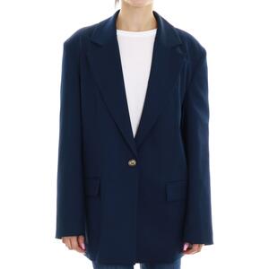 GIACCA OVER BOTTONE HAVEONE BLU